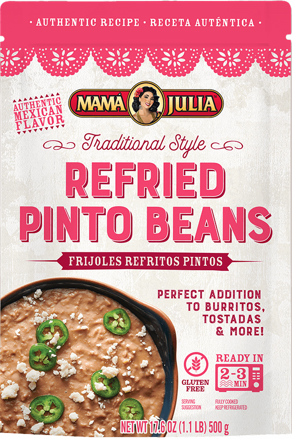 Mama Julia - Refried Pinto Beans - Front