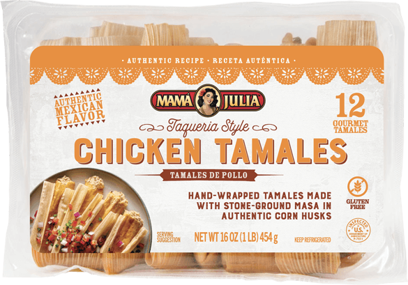 Mama Julia - Taqueria Chicken Tamales - Front