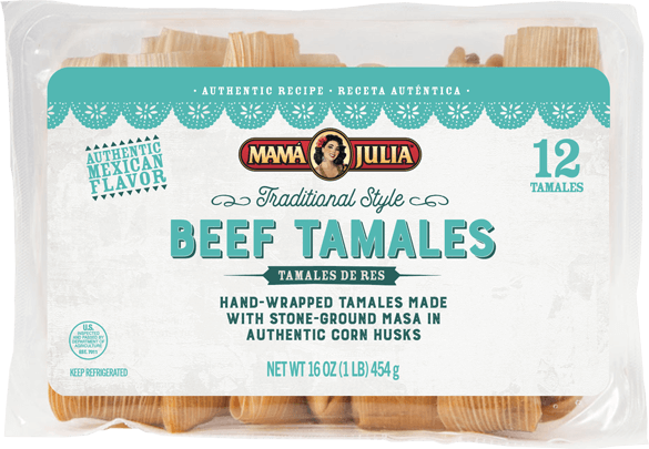 Mama Julia - Traditional Beef Tamales - Front