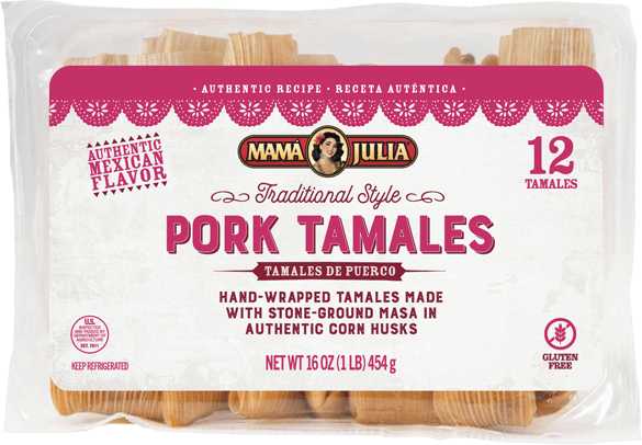 Mama Julia - Traditional Pork Tamales - Front